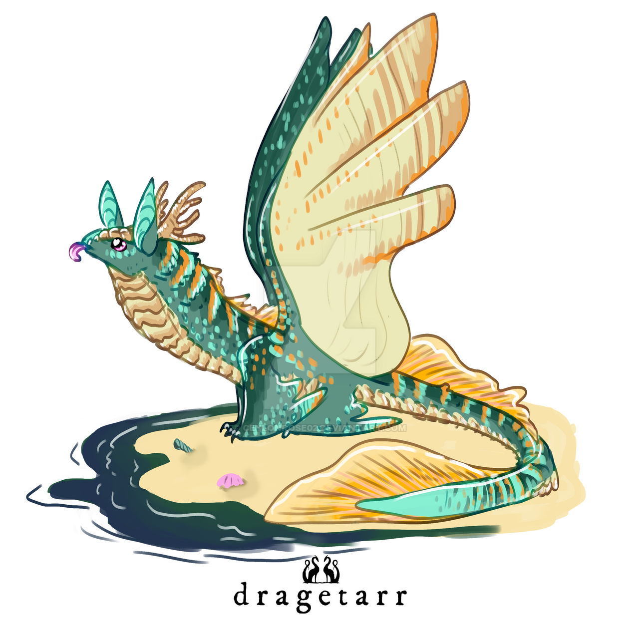Dragetarr Sea Shell Dragon by CeylonRose02 on DeviantArt