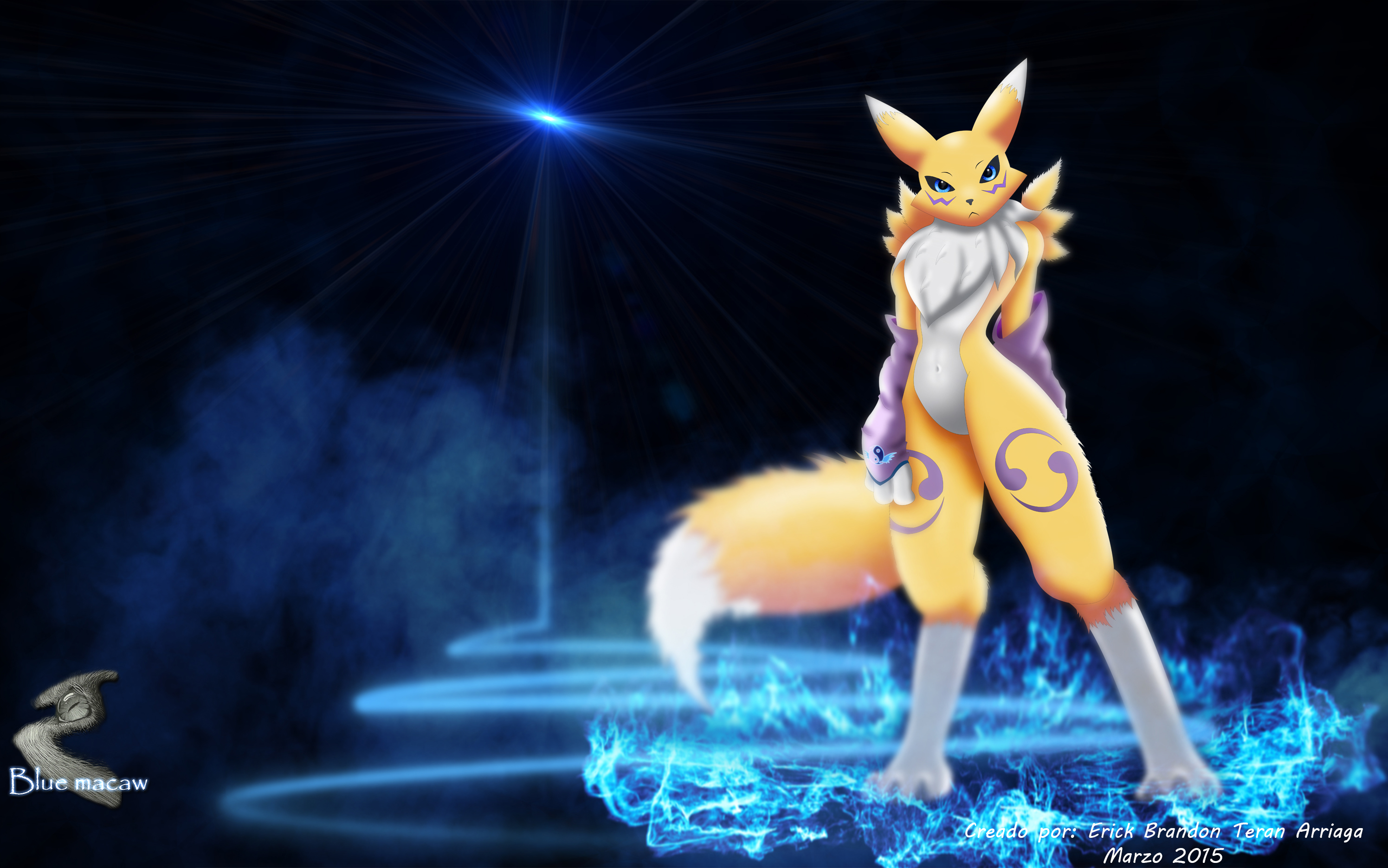 Render Ranamon Renamon 2015 by Bluemacawboss on DeviantArt