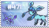 Stamp - Glaceon by Evadoll