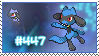 Stamp - Riolu