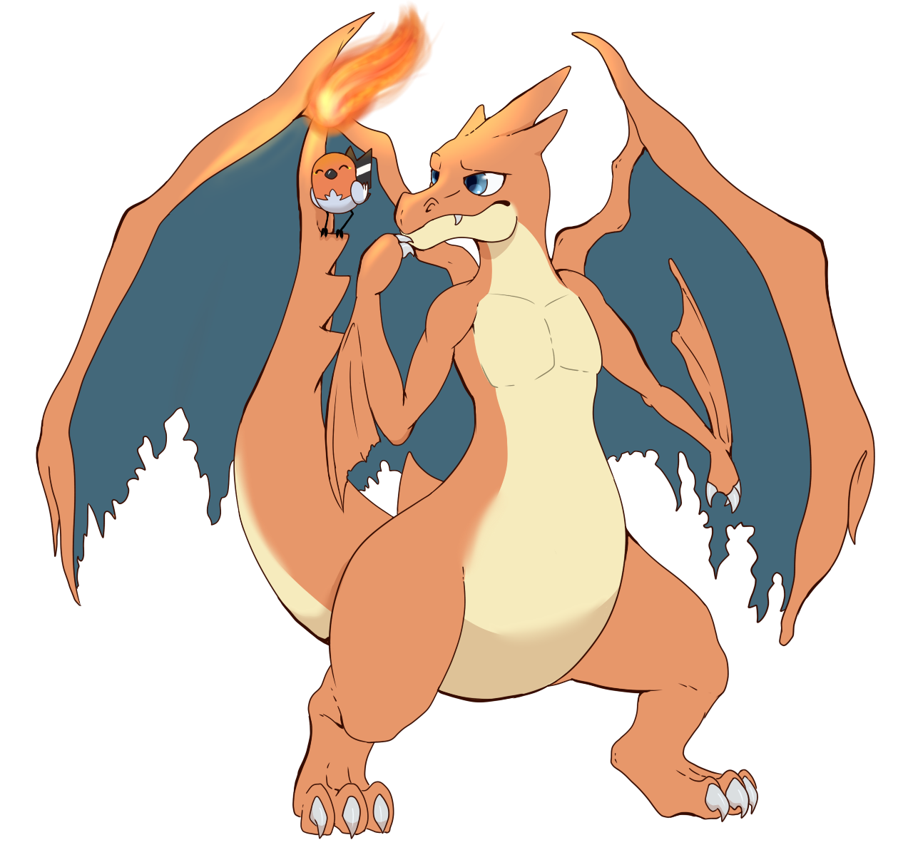 Charizard And Mega Charizard Y by Frie-Ice on DeviantArt