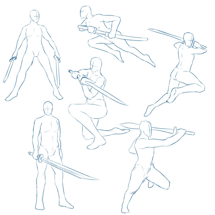 Featured image of post Anime Sword Poses Female