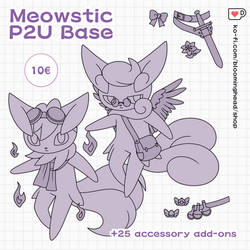 P2U Meowstic Base (+25 add-ons)