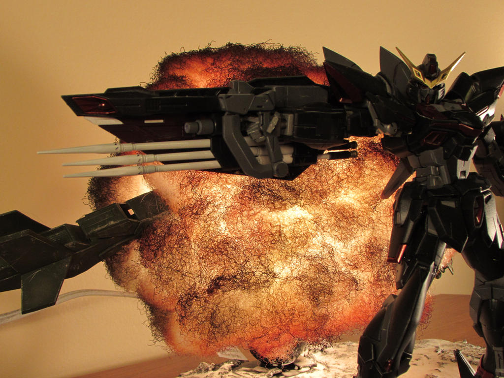 Blitz Gundam Explosion Diorama by AdventEchoes on DeviantArt
