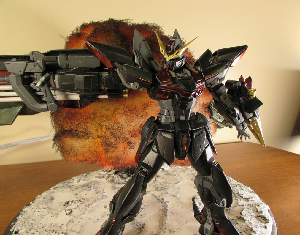 Blitz Gundam Explosion Diorama by AdventEchoes on DeviantArt
