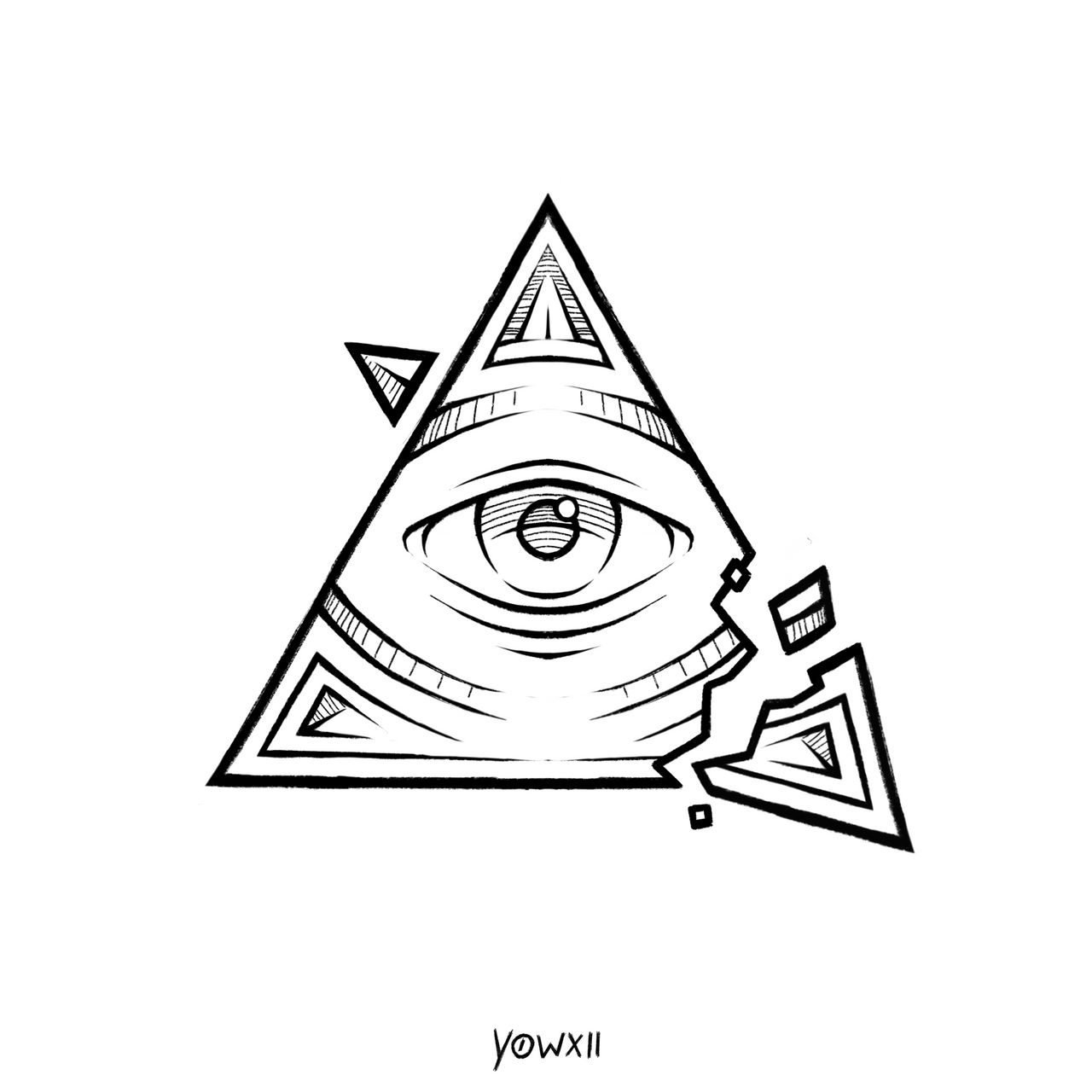Illuminati tattoo design by yowxii on DeviantArt