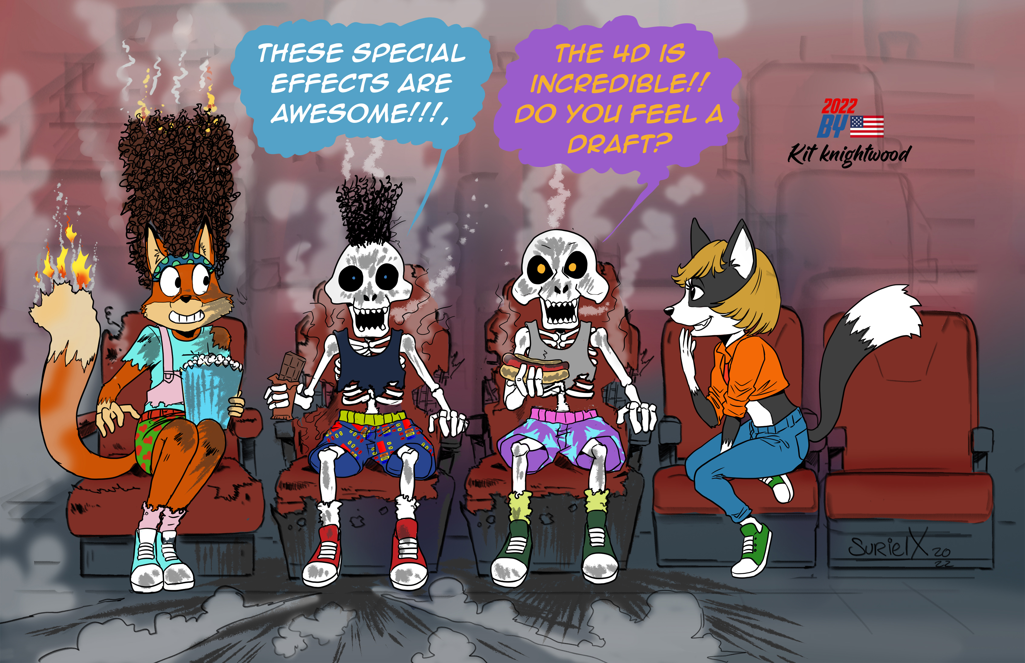 Kit The Character Kit and Friends go to the movies part 3/3 by R101D on DeviantArt