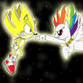 Super Sonic and Super Rainbow Dash