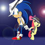 Sonic and Applebloom Michael Jackson style