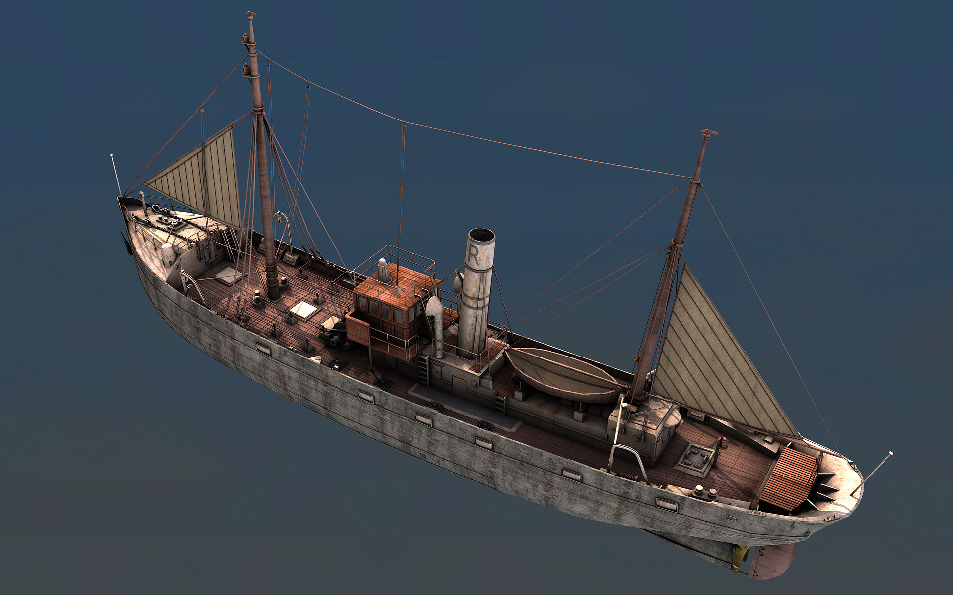 Fishing Trawler 1920 View 2