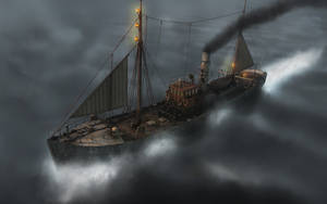 Fish Trawler in Storm MK2