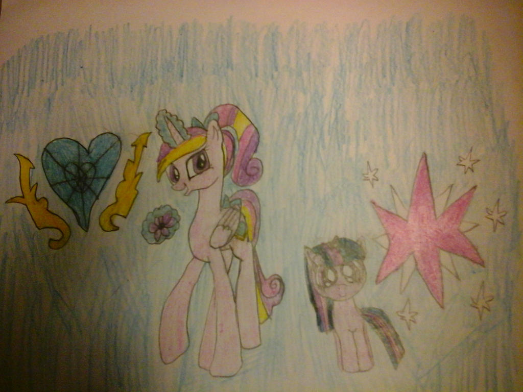 Princess Cadence and Twilight Sparkle