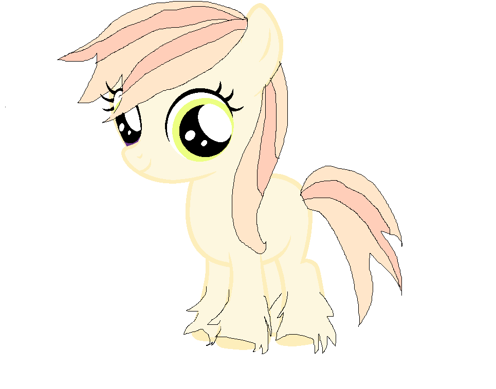 Adopted OC - Peach Icecream Pony filly