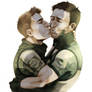 Resident Evil 6- all the kisses for chris