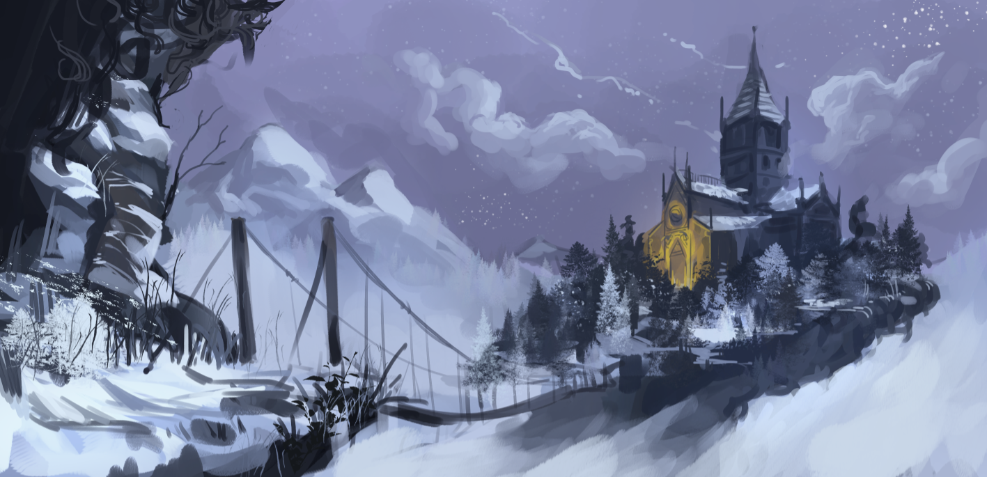 Painted World of Ariandel by Borvar on DeviantArt