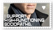 Supporting Sociopaths Stamp