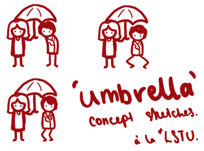 'Umbrella' - Concept sketches.