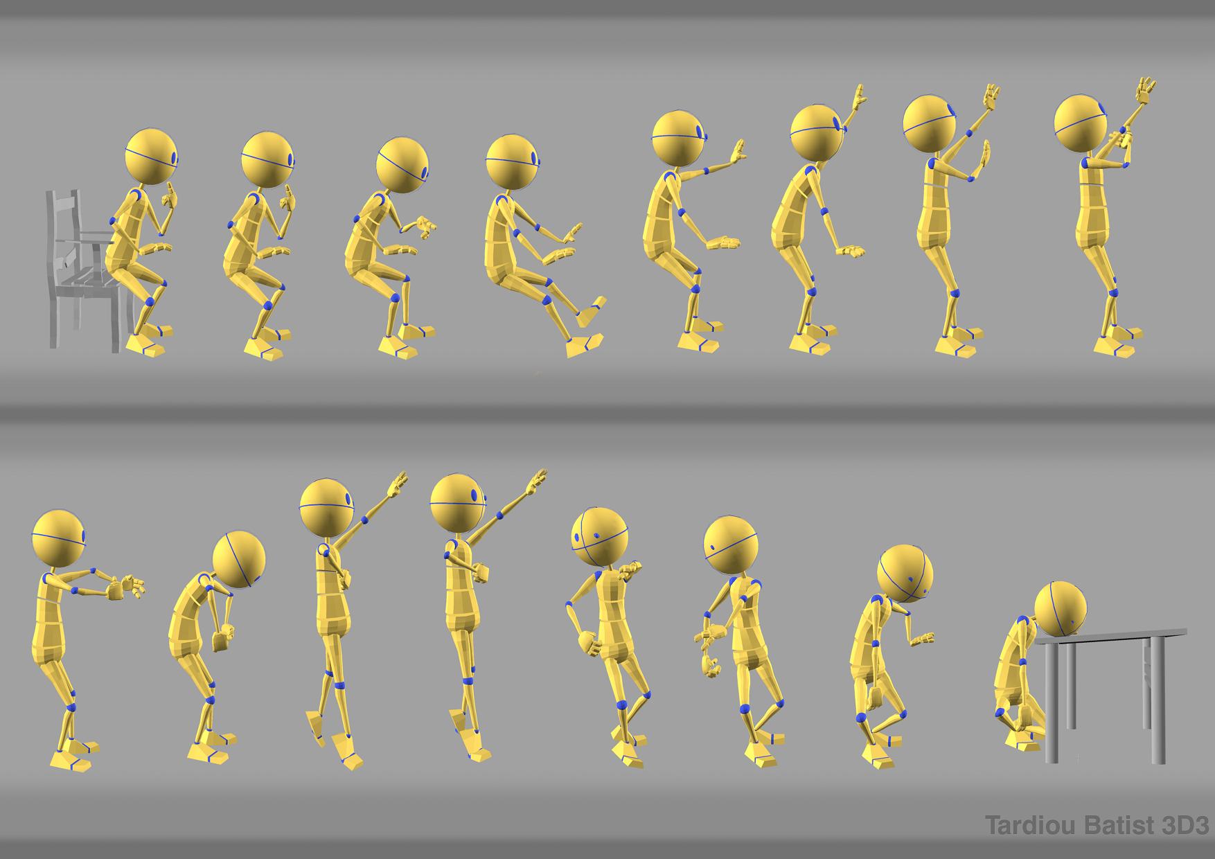 Animation Poses by MajinbuuX105 on DeviantArt