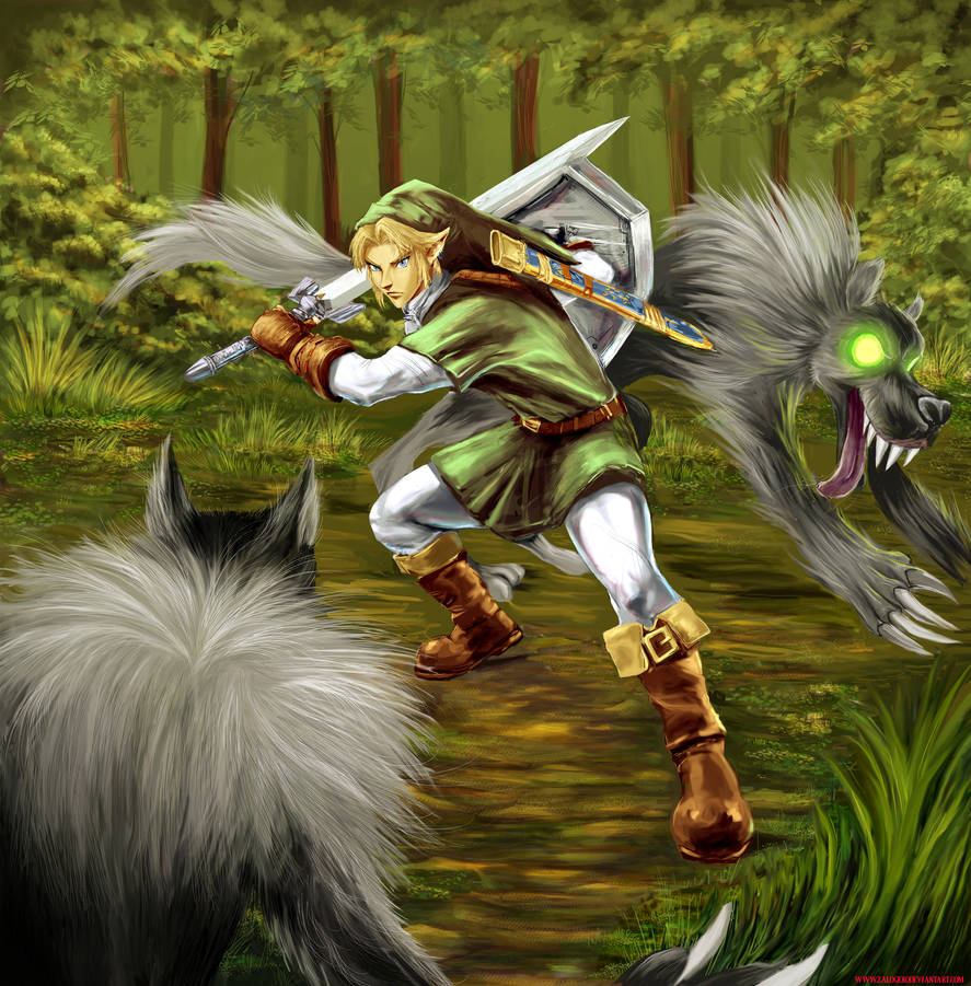 Link Vs Wolfs By ZaloHero On DeviantArt link-vs-wolfs-by-zalohero-on-deviantart