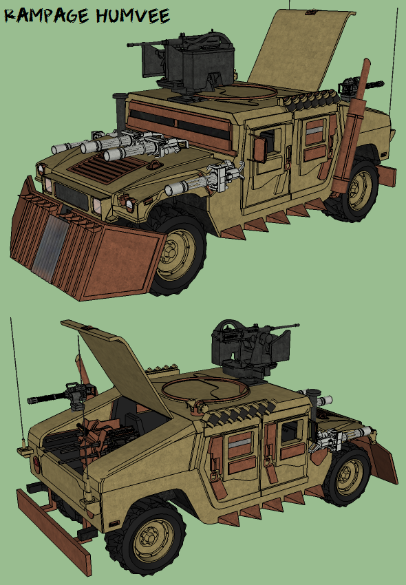 Rampage Humvee by RustyHauser on DeviantArt