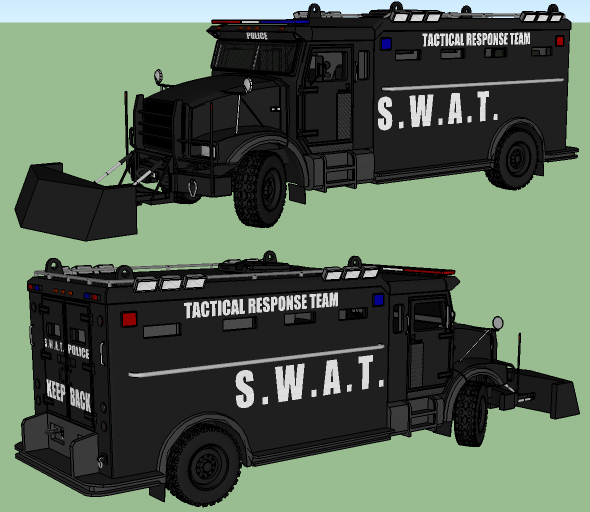 Riot Control Truck - Final by RustyHauser on DeviantArt