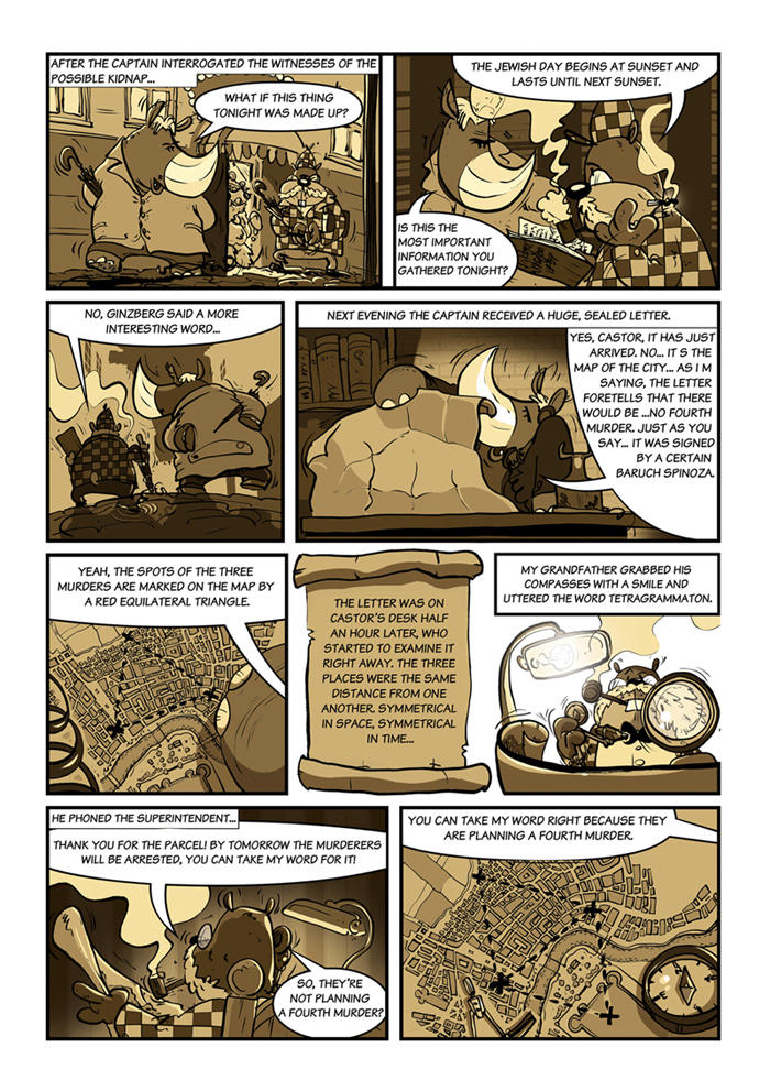 Death and the Compass - page 8 by PinkHellComics on DeviantArt