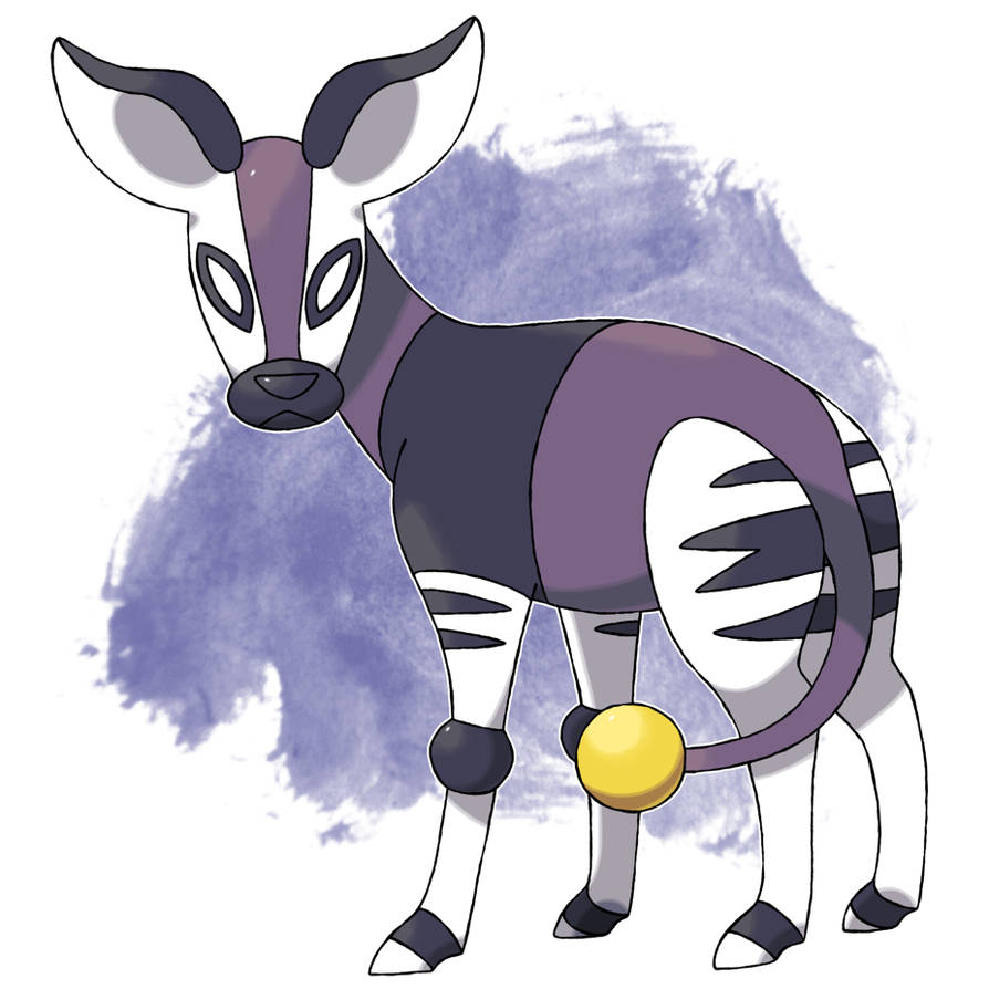 Ghost Okapi Fakemon Sold by DarkySG on DeviantArt