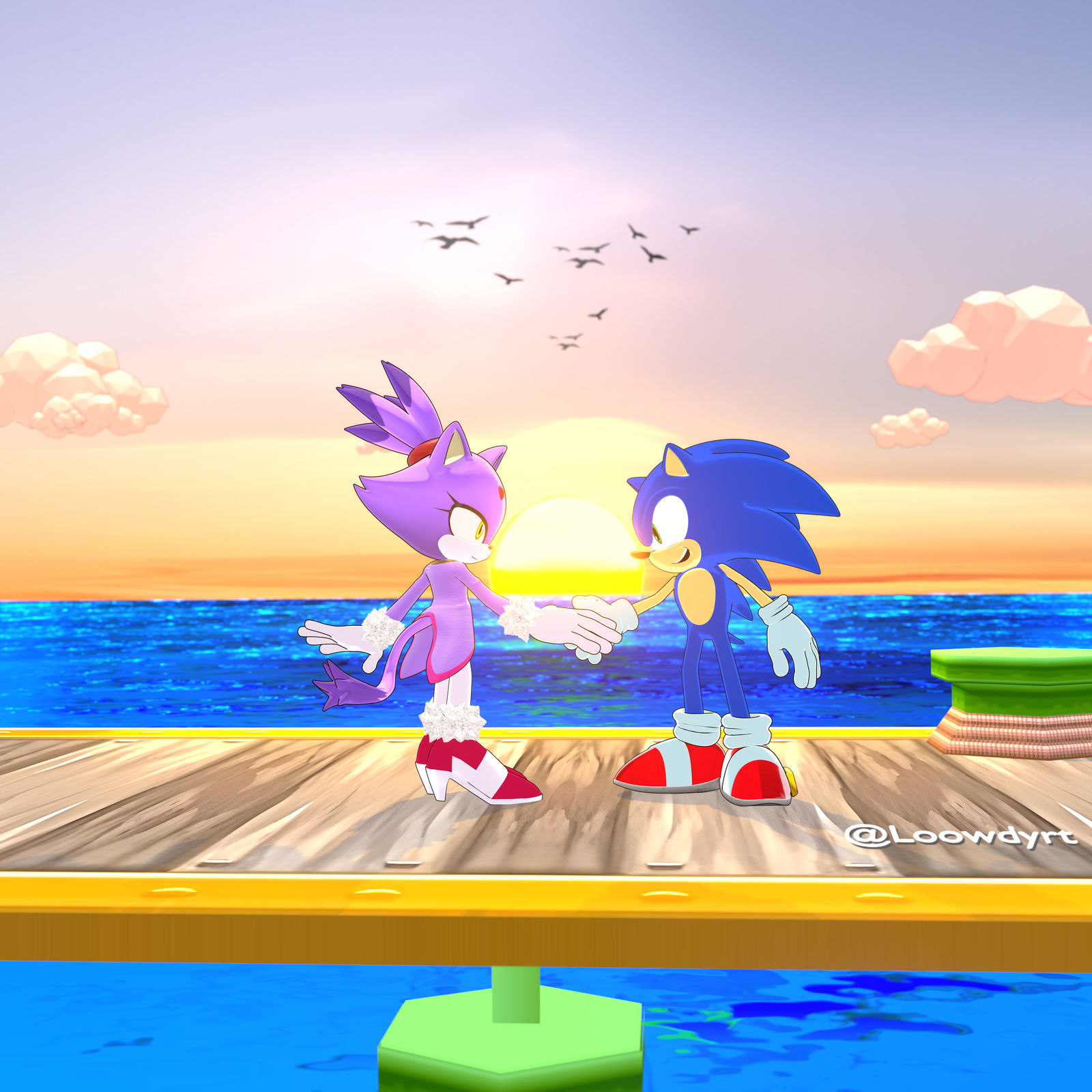 Sonic Rush Adventure (Ending Handshake) 1:1 HD by loowdyrt on DeviantArt