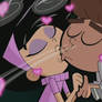 Trixie and Timmy passionate kiss