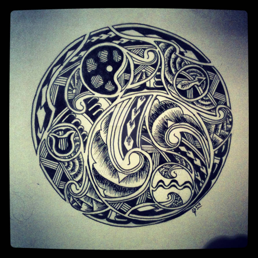 Islander Tribal tattoo by wisewolf14 on DeviantArt