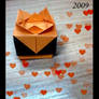 Origami Love Orange