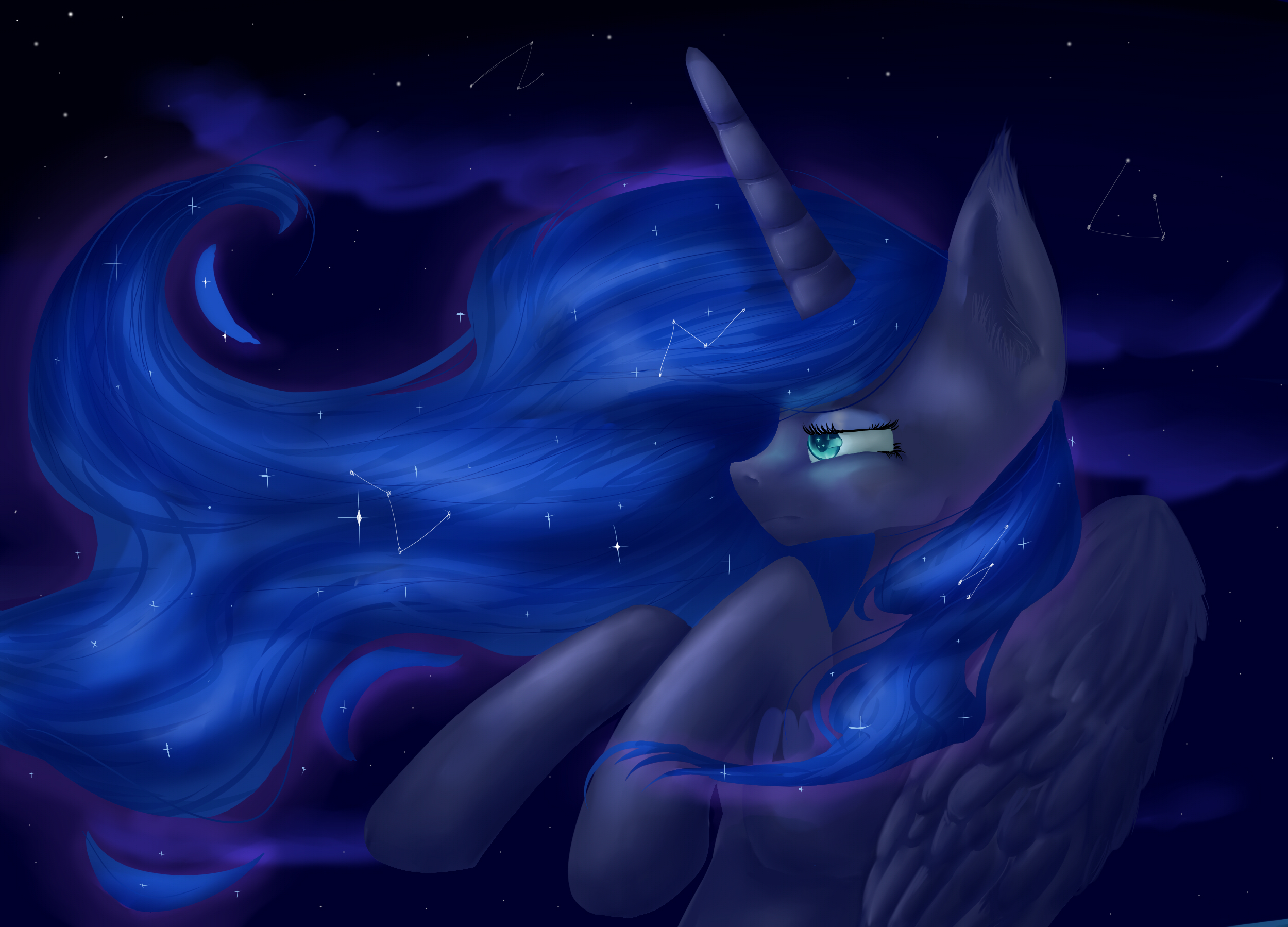 Princess Luna Mlp Fanart By. 