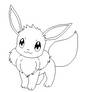 Eevee Lineart