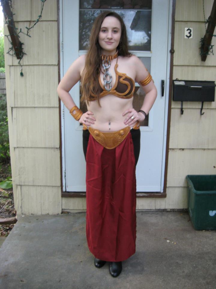 Leia Slave Costume (Full view, before hair)