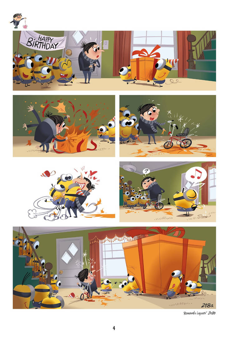 Minions mini boss comics page 3 birthday gift by sunwagirl on DeviantArt