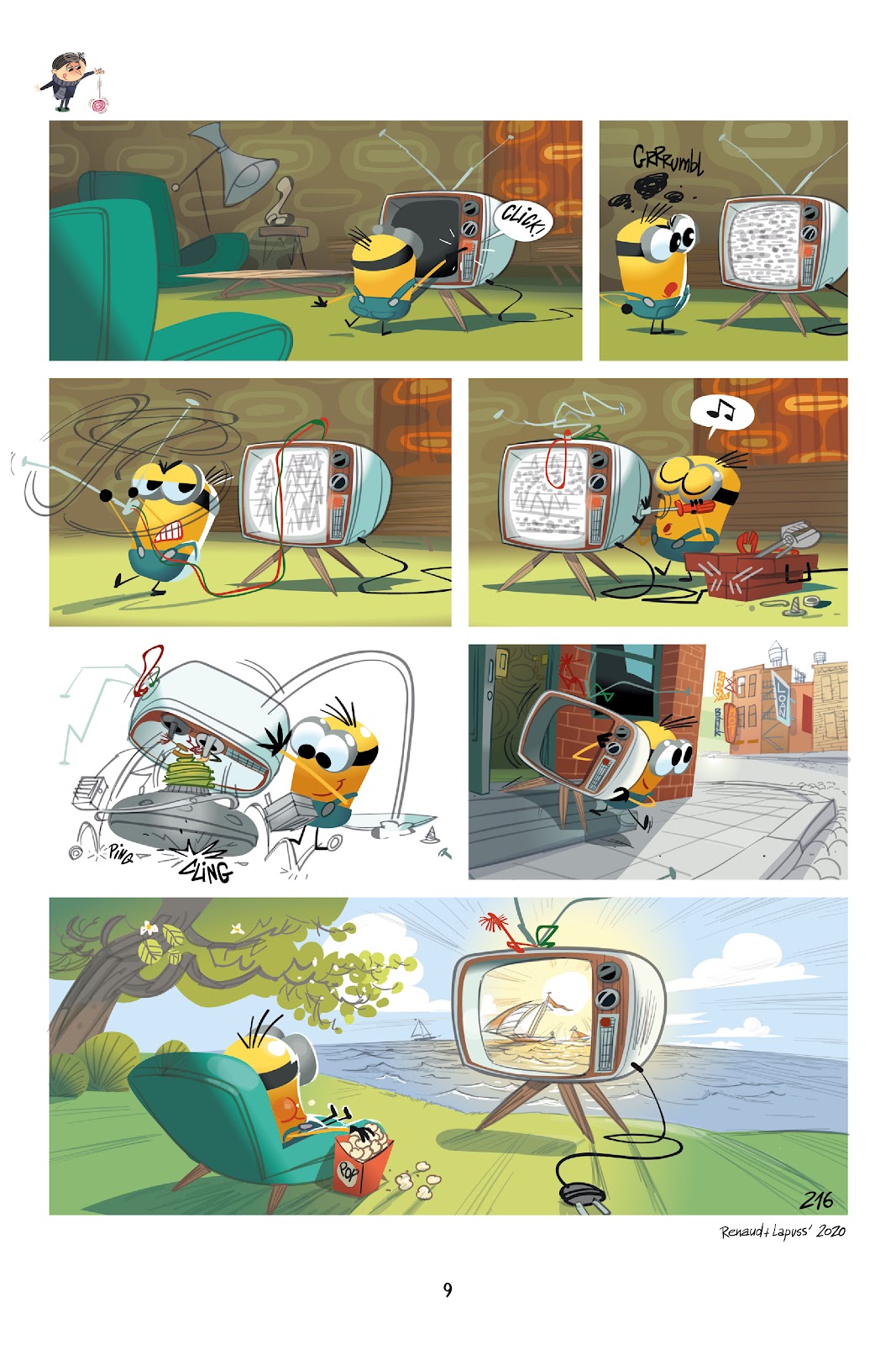 Mini Boss Memee Minions mini boss comics page 8 TV by sunwagirl on DeviantArt