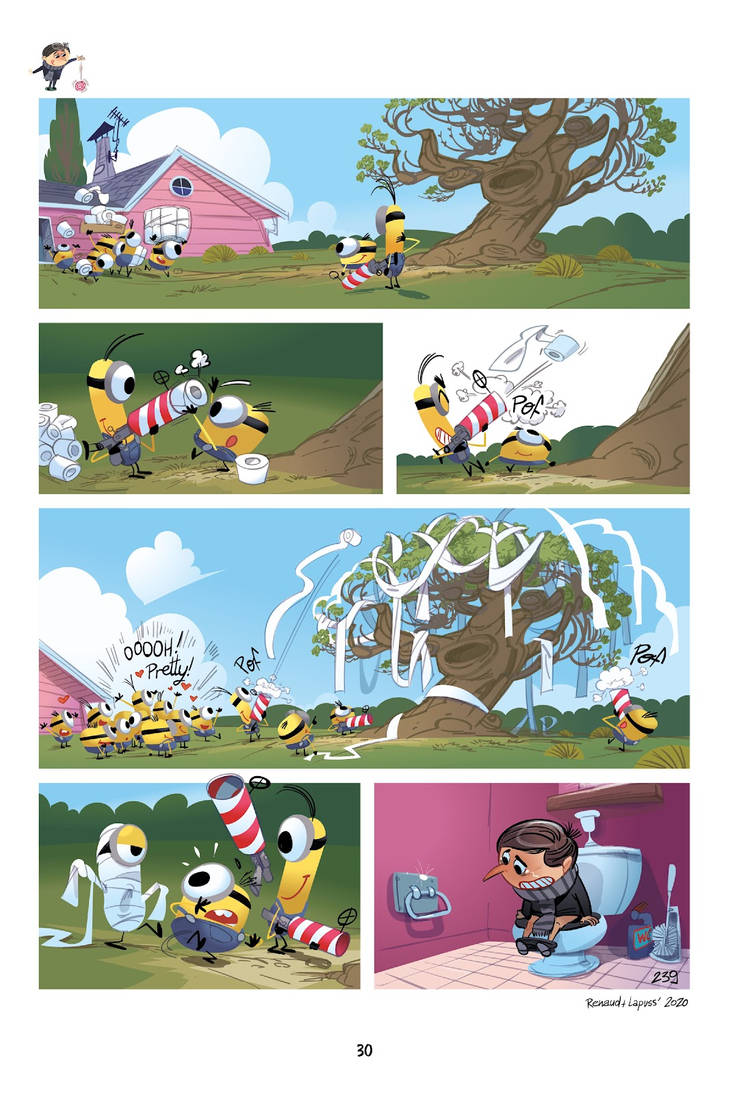 Minions mini boss comics page 26 paper by sunwagirl on DeviantArt