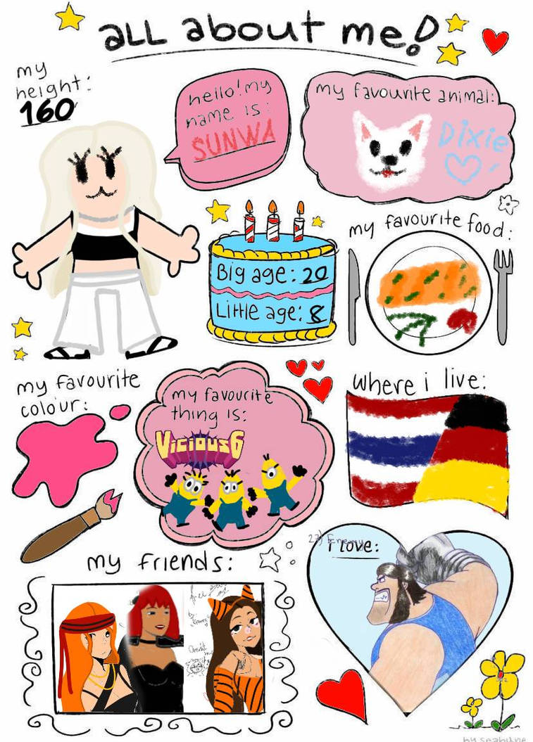 All about me drawing trend by sunwagirl on DeviantArt