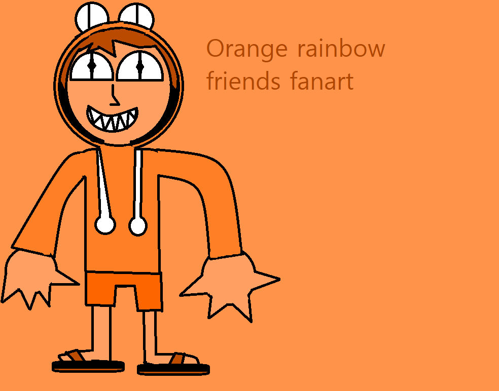 Rainbow Friends Orange by e74444444444 on DeviantArt