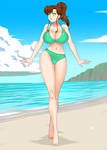 Makoto - Hypno on the Beach [COMMISSION]