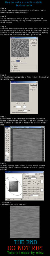 Metalic texture tutorial