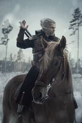 Geralt and Roach