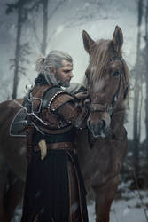 Geralt and Roach