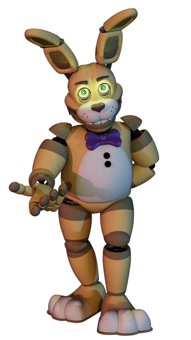 Stylized Springbonnie (Full Body) by AsherTheWolf15 on DeviantArt