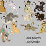 Cub adopts! OPEN 10 POINTS