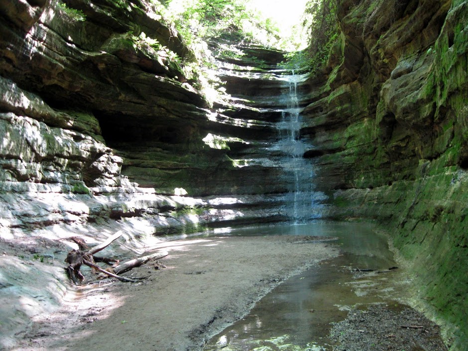 Waterfall at Starved Rock