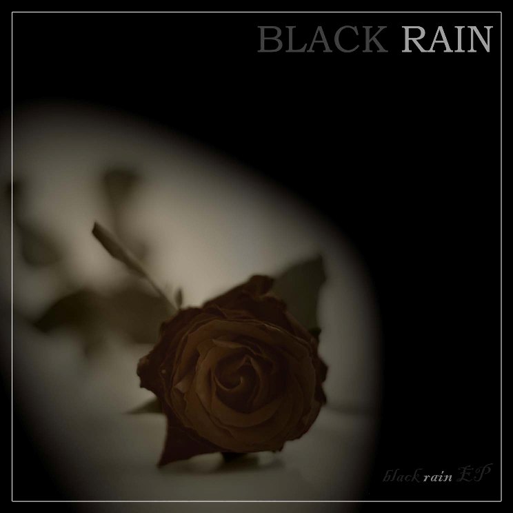 Black Rain EP Cd Label - Rose