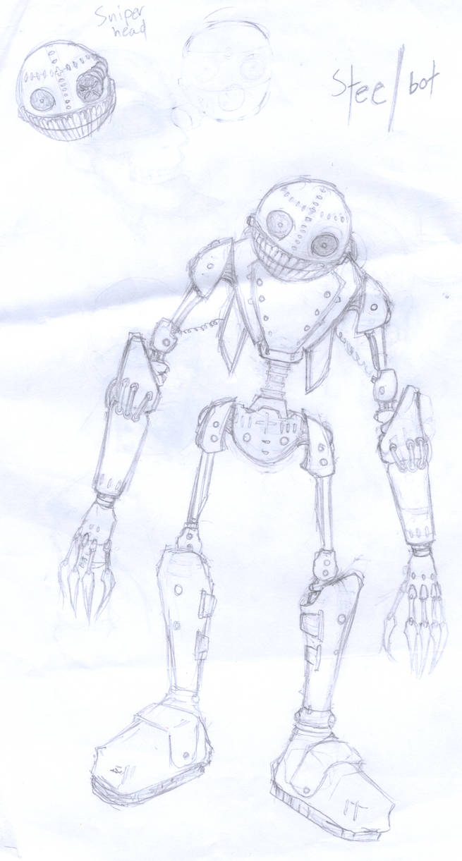 Steel bot by Lord-omega on DeviantArt