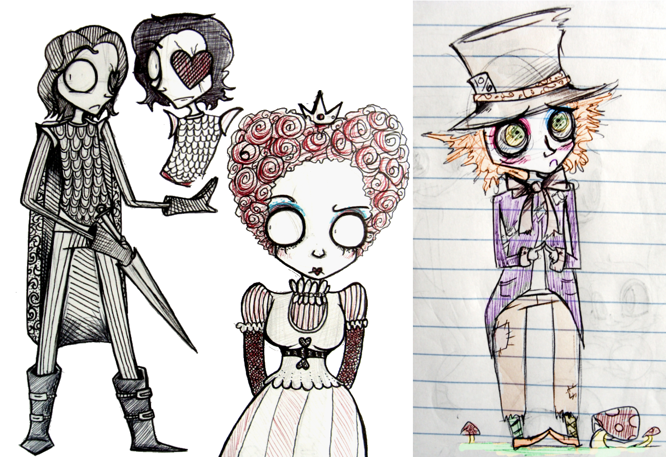 Alice in Wonderland Doodles