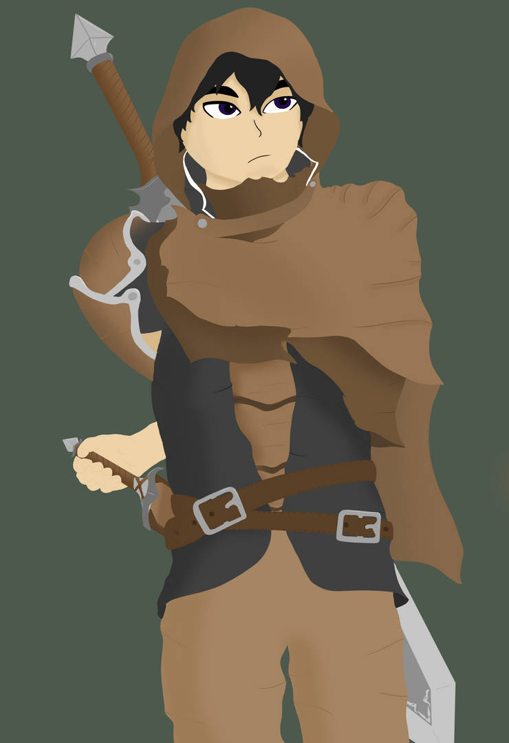 Asher (Fallen aasimar Cleric) Concept 2 by Terrathas on DeviantArt